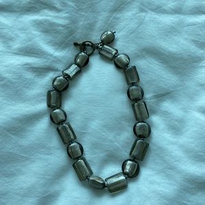 White House black Market glass beaded necklace